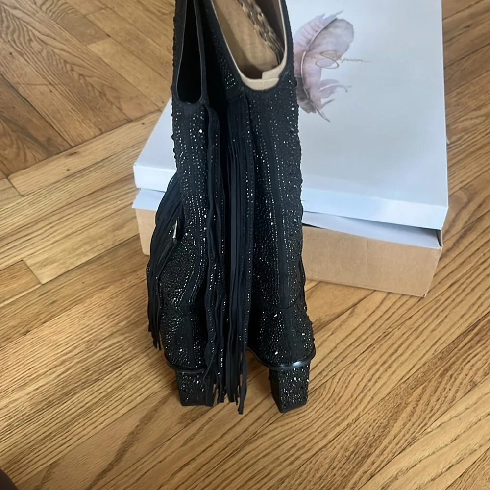 ‼️DELETING 10/1‼️ Jessica Simpson asire rhinestone cowboy boots - NEW WITH BOX - Picture 7 of 9